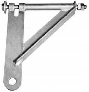 Hughes Brothers 2821 Swinging Angle Brackets Steel Galvanized