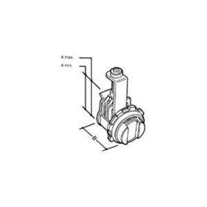 ABB Thomas & Betts XC2200 Series Flexible Saddle Connectors Straight 3/8 in Set Screw