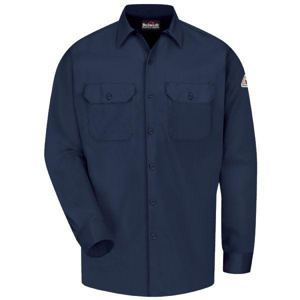 Workwear Outfitters Bulwark EXCEL FR® Midweight Button Work Shirts 5XL Navy Mens