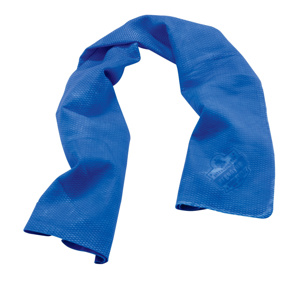 Ergodyne Chill-Its® 6602 Series Evaporative Cooling Towels Blue Polyvinyl Alcohol (PVA)