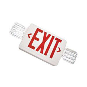 Barron Lighting Combination Emergency/Exit Lights Remote Capacity LED Single Face