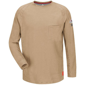 Workwear Outfitters Bulwark FR iQ Series® Shirts Small Khaki Mens
