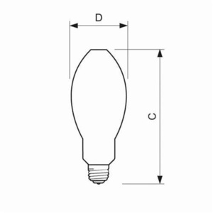 Signify Lighting MasterColor® CDM Elite Series Metal Halide Lamps 70 W ED17 3000 K