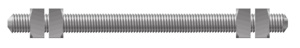 Hughes Brothers Steel Double Arming Bolts 1 in 28 in 33500 lbf Hot-dip Galvanized