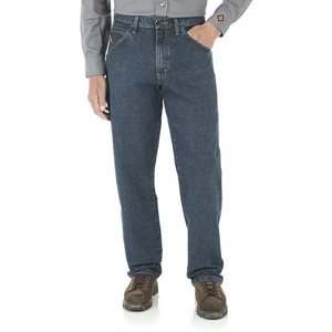 Wrangler FR RIGGS Workwear® Relaxed Boot Cut Carpenter Jeans 36 x 36 Indigo Mens