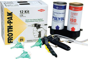 Wind-Lock Froth-Pak 12 Foam Sealant Individual Kits Box