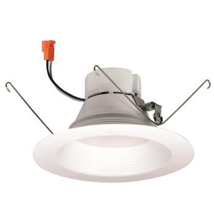 Nora Lighting Onyx NOX Recessed LED Downlights 120 V 13 W 5 in<multisep/> 6 in 3000 K White Dimmable 750 lm