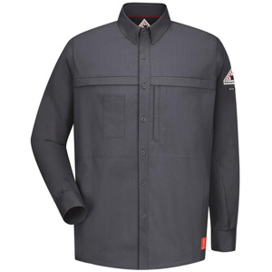 Workwear Outfitters Bulwark FR iQ Series® Button Work Shirts 3XL Charcoal Mens