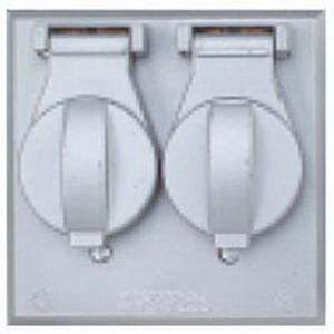 Teddico FC Series Weatherproof Outlet Box Covers Gray