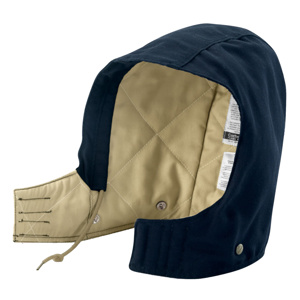 Carhartt FR Midweight Canvas Hoods One Size Fits Most Navy Cotton Canvas, Nylon 33.5 cal/cm2