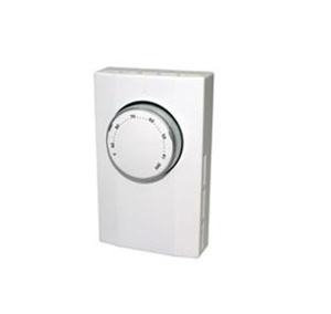 King Electrical K100 Series Single Pole - Snap Action Wall Thermostat - Line Voltage 120 - 277 V 22 A White