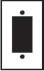 Pass & Seymour Standard Decorator Wallplates 1 Gang Black Plastic Device