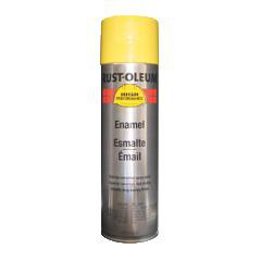 Rust-Oleum V2100 System Enamel Spray Paints Safety Yellow 15 oz Aerosol
