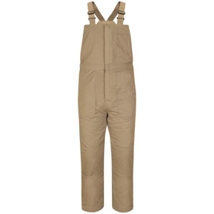 Kits - Workwear Outfitters Bulwark EXCEL FR® Deluxe Insulated Midweight Double Front Bib Overalls - Kiowa <em class="search-results-highlight">Logo</em> 2XL Tall Khaki Mens