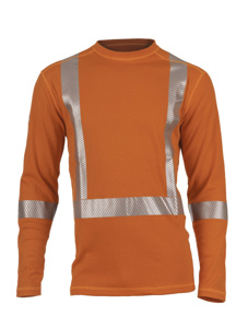 Dragonwear FR Pro Dry® High Vis Reflective Lightweight Shirts Medium High Vis Orange Mens