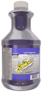 Sqwincher Electrolyte Liquid Beverage Concentrates Grape 5 gal 64 oz Per Unit