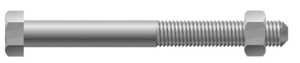 Hughes Brothers Steel Structural Hex Head Bolts 1 in 20 in Grade A325 27100 lbf Hot-dip Galvanized