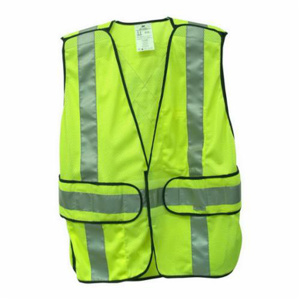 3M Pro Series High Vis Reflective 5-Point Breakaway Safety Vests One Size High Vis Yellow Type R, Class 2, 107 Class E
