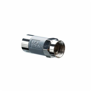 Ideal RG6 Series Coaxial Connectors Coax Connector Brass Gray