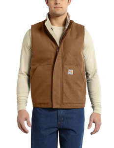 Kits - Carhartt FR Sherpa-lined Vests - TEP Logo XL Brown Mens