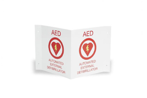 Zoll AED Plus® Wall Signs 8-1/2 x 11 in