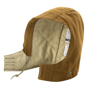Carhartt FR Midweight Canvas Hoods One Size Fits Most Brown Cotton Canvas, Nylon 33.5 cal/cm2