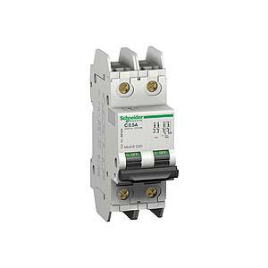 Schneider Electric Multi 9™ C60 Miniature Circuit Breakers 10 A 240 VAC/125 VDC 2 Pole