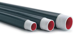 Robroy Plasti-Bond PVC-coated Rigid Metal Conduit 1/2 in 10 ft Gray