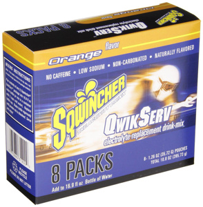 Sqwincher QwikServ™ Powder Concentrate Beverage Mixes Orange 16.9 oz 8 Per Pack