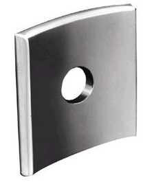 Maclean Power Steel Curved Square Washers 4 x 4 in 0.9375 in
