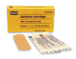 Honeywell Plastic Adhesive Bandages 1 x 3 in 16 Per Box Plastic