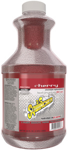Sqwincher Electrolyte Liquid Beverage Concentrates Cherry 5 gal 6 Units Per Case, 64 oz Per Unit