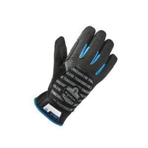 Ergodyne ProFlex® 814 Utility Gloves Large QuickCuff™ Neoprene, Synthetic Leather Black