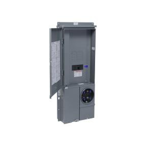 Square D Homeline™ HOM Series Main Breaker Plug-on Neutral Combination Service Entrance Loadcenter - EUSERC 200 A Ring Style - Semiflush OH/UG