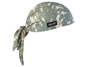 Ergodyne Chill-Its® 6615 Series High Performance Dew Rags Camouflage Elastic, Hi Cool®, Terry Cloth