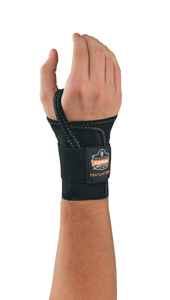 Ergodyne ProFlex® 4000 Single Strap Wrist Supports Small Neoprene Black