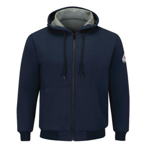 Kits - Workwear Outfitters Bulwark FR Thermal-lined Full Zip Hoodies - BHI <em class="search-results-highlight">Logo</em> 2XL Tall Navy Mens