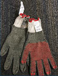 Electrostatics AR Conductive Winter Gloves Gray/Red 10 cal/cm2