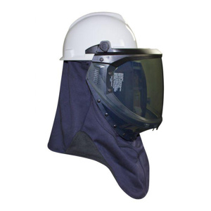 NSA CAT 2 ArcGuard® Lift Front Hoods and Shrouds One Size Fits Most Navy 20 cal/cm2