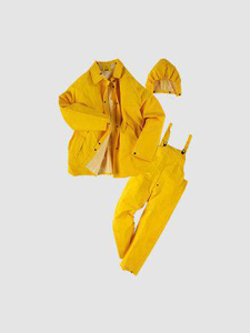 Radians Raingear with 3-piece Hood XL High Vis Yellow Waterproof