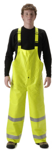 Nasco FR High Vis ArcLite™ Lightweight Rain Bib Overalls XL High Vis Yellow Mens