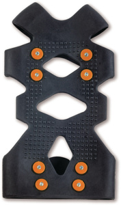 Ergodyne TREX™ 6300 Series Slip-on Ice Cleats Large Black Carbon Steel, Rubber