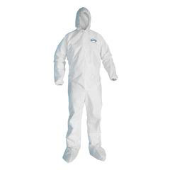 Kimberly-Clark KleenGuard™ A20 Hooded Disposable Coveralls XL White