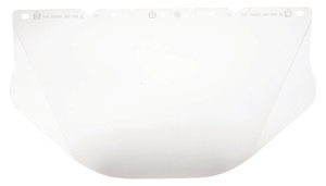 MSA V-Gard® General Purpose Contoured Visors 8 x 17 x 0.04 in Uncoated Clear
