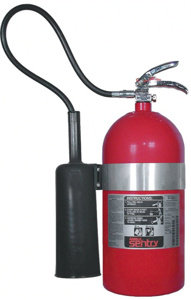 Sentry® 10 Series CD10A-1 Aluminum CO2 10-B:C Extinguishers 10-B:C 8.7 sec Carbon Dioxide 10 lb