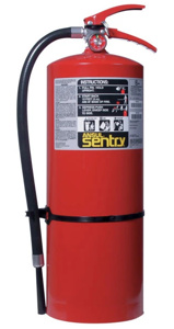 Tyco Sentry® 20 Series AA20-1 Foray Dry Chemical 10-A:120-B:C Fire Extinguishers 10-A, 120-B:C 28 sec ABC Suppressing Agent, Monoammonium Phosphate Based 20 lb