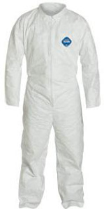 DuPont™ Tyvek® 400 Collared Serged Seam Disposable Coveralls 2XL White Unisex