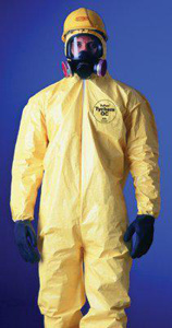 DuPont™ Tychem® 2000 Hooded Disposable Coveralls 2XL Yellow Unisex