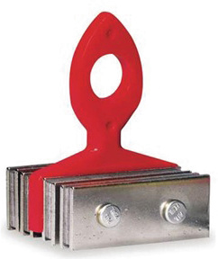 Salisbury Magnetic Blanket Buttons Red Steel
