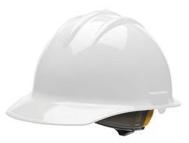 Bullard Classic Series Model C30R Slotted Cap Style Ratcheted Hard Hats - Xcel Logo 6-1/2 - 8 in 6 Point Ratchet White